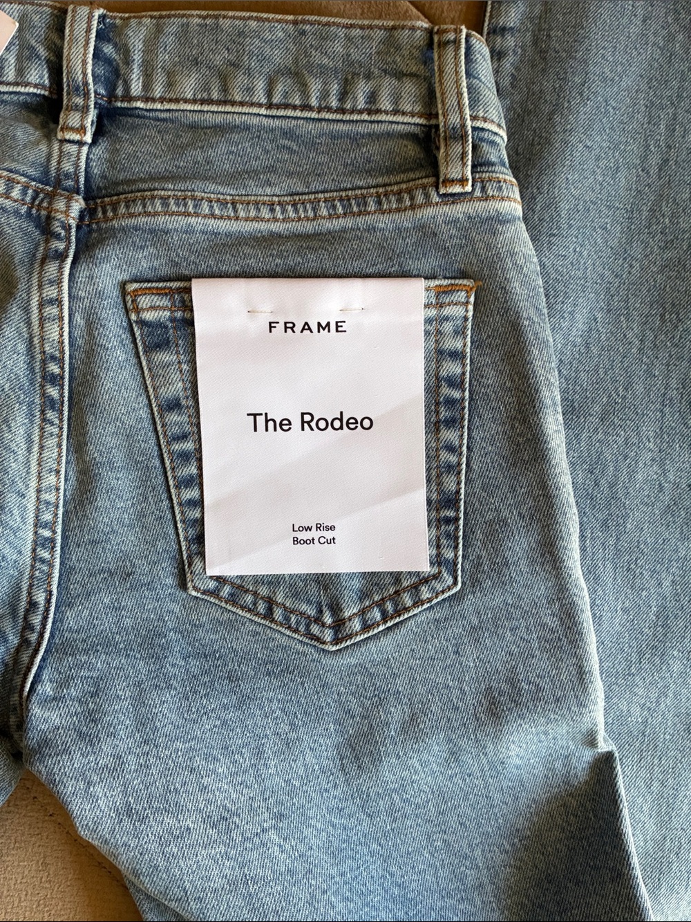 NWT Frame The Rodeo Low Rise Boot Cut jeans 🔥 - Picture 6 of 7